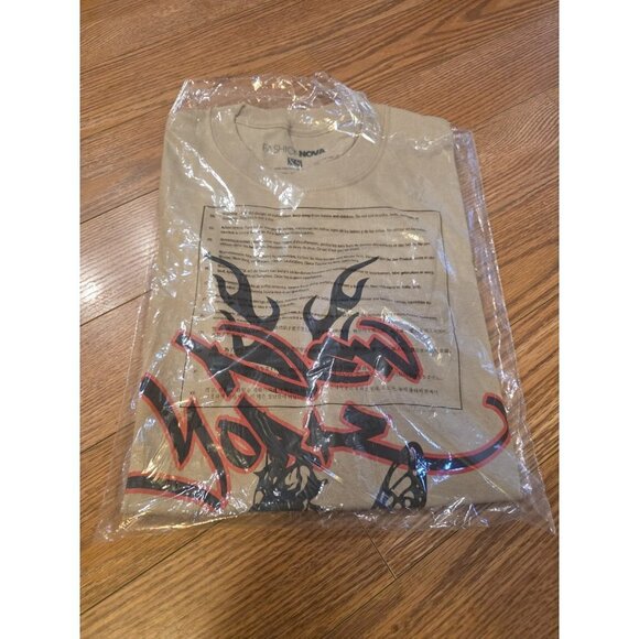 Fashion Nova Womens Size XS Graphic Tee New York in Bloom Taupe Short sleeves - Picture 9 of 9
